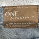 One Teaspoon  Size 24 Jeans Trashed Free Birds Destroyed Baggy Distressed Womens Photo 4