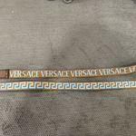 Versace Beige and White Reversible Belt Photo 4