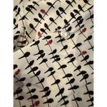 Jane and Delancey  Women's 1X Bird Print Button-Up Shirt Multicolor High Low Photo 10