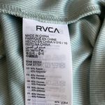 RVCA  Wallflower Mint Blue Backless Bodycon Shirt Dress Photo 8