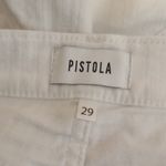 Pistola  White Jean Shorts Distressed High-Waisted Cut Off Raw Hem Size 29 Photo 3
