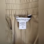 Athleta Women’s Pinnacle Trousers Olive Branch Green High Rise Wide Leg 14 NWT Photo 4