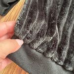 No Boundaries Women’s Crew Neck Black Fuzzy Rib Knit Pullover Sweater Sz Medium Photo 6