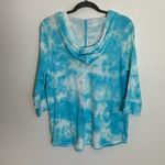 Belle Beach Kim‎ Gravel Terry Cloth Hoodie Blue Size XS Photo 2