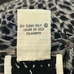 Vtg Vision Apparel Blouse Sz PM Black Leopard Print Ruffles Photo 5