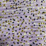 J.O.A. Women's Short Sleeve Tie Front Crop Top lavender dot print Photo 3