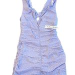 For Love & Lemons NWT Chelsea Purple and White Lovecore Mini Dress - S Photo 0