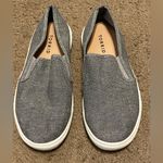 Torrid NWOT Womens Gray Charcoal Canvas Flats Slip-Ons Size 6 WW Wide Photo 1
