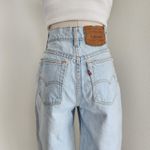 Levi's Vintage 90s Levi’s 512 Light Wash High Rise Tapered Mom Jeans Made in USA 2 Photo 5