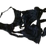Victoria's Secret Vintage Victoria’s Secret lace garter belt with thigh high stockings black Photo 5
