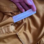 ZARA  GOLDEN MUSTARD YELLOW HOODED RAIN JACKET PEPLUM OUTERWEAR Photo 6