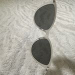 Garrett Leight Mildred 55 Horchata White 50's Cat Eye Sunglasses Hip Hop Beach Photo 4