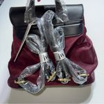 Jessica Moore JM Venture Quilted Backpack Berry NWT Retails $110 Black Photo 4