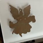 Pewter Guardian Angel Never Drive FasterThan Your Guardian Angel Can Fly Pendant Silver Photo 3