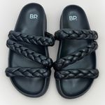 BP Black Keaton Braided Slide Sandal Size 6.5 Photo 0