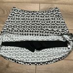 Coolibar 14” Sandbar High Rise UPF Swim Skirt Skort‎ Black White Print Size XS Photo 2