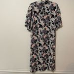 Anthropologie Maeve  Green Black Pink Floral Button Down Shirt Dress Top Womens S Photo 10