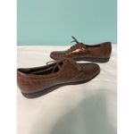 Easy Spirit Brown Leather Lace Up Loafers Comfort Shoes Women's 7.5 S-252 Photo 4