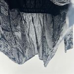 Charter Club Charter‎ Club Woman Floral Embroidered Lightweight Cotton V Neck Babydoll Top Photo 5