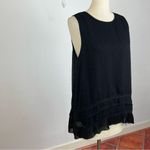 Proenza Schouler  Black Clip Dot Sleeveless Top Photo 2
