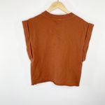 CALIA Orange Extended Shoulder Sleeveless Top Shirt Cuffed Womens Size XS Photo 1