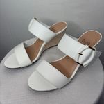 Impo  Vernette White Wedge Sandals Women’s Size 8 New(B96) Photo 2