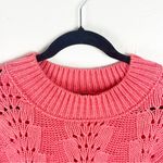Free People Bell Song Lyra Reef Boxy Cropped Knit Drop Shoulders Sweater Medium Photo 4
