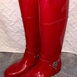 Michael Kors Red Rain Boots Photo 0