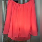 Tyche NWT  Strapless Coral Blouse. Large. Photo 4