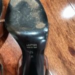 Saint Laurent Vintage yves  Brown leather Women's Slingback heels size 6.5 Photo 6