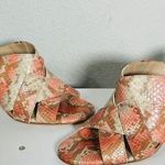 Johnston & Murphy Carrie Black Leather Slide Sandals Mule Heels Size 7.5 Photo 1