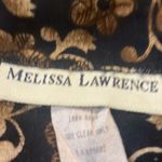 Melissa Black/Brown/Beige  LAWRENCE Floral  Wrap Mini Skirt Photo 4