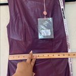 House Of CB HOUSE OF CB 'Sahara' Merlot Vegan Leather Maxi Dress NWT size XS Photo 11