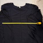 Seafolly  Womens Black Crochet Trim mini kaftan Medium Photo 8