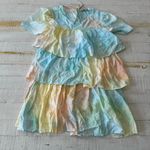 English Factory English Factory Tiered Tie Dye Dress NWT size XS Pastel Ruffle Neiman Marcus Photo 12