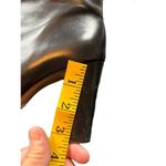 Bota Salto Alto Women's Black Leather Pointed Toe Ankle Boots 3" Heel Size 8.5 Photo 6