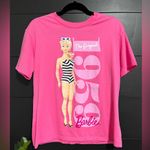 BARBIE The Original 1959 Mattel Pink Short Sleeve Graphic Tee Women’s Sz L EUC Size L Photo 0