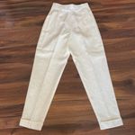 EXPRESS VTG Deadstock Marque Deposee Linen Rayon Pleated High Rise Trousers Photo 6