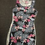 No Comment  Large Black Floral Dress Photo 1