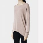 Allsaints Pink New Wave Elbow Slit Merino Wool Pullover Hi Low Sweater MEDIUM Photo 1