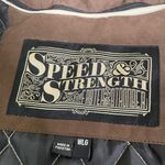 SPEED AND STRENGTH Tough‎ Love Women's Textile Motorcycle Jacket Large 878882 Brown Photo 10