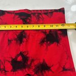 Leggings M Scrunch Butt Red Black Tie Photo 3