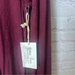 Grace & Lace Boutique NEW maroon v neck swing top romantic size Small Red Photo 5
