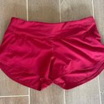 Lululemon Red Speed Up Shorts 2.5” Size 6 Photo 0