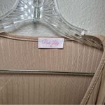 BUNDLE of two dresses women’s XS red beige long‎ sleeve mini fitted Photo 12