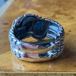 Sleeping Beauty Turquoise Sterling Silver Dragon Ring Size 7 Photo 4