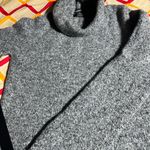 EXPRESS  (L) GRAY WOOL BLEND COWL NECK WARM COMFY SWEATER PREOWNED Photo 6