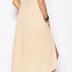 Free People  Perfect Day Extreme High Low Dress in Light Peach Photo 1