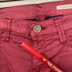 Replay women's size 28 crimson light twill JUSHMANN stretch trouser pants 28x33 Red Photo 3