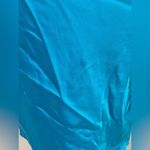 SER.O.YA Penina Silk‎ Midi Skirt Size SMALL in Turquoise Blue Photo 4